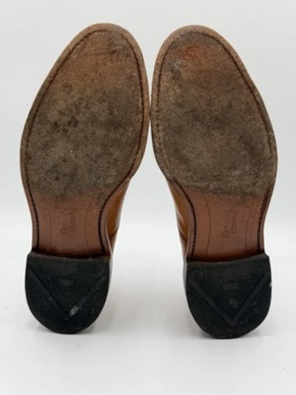 Allen Edmonds Fifth Avenue Men's Size 9 3E Leather Cap-Toe Oxfords  Walnut